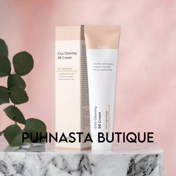 Тональний ВВ крем Purito Cica Clearing BB Cream із екстрактом центелли №21 Light Beige, 30 мл 5441 фото