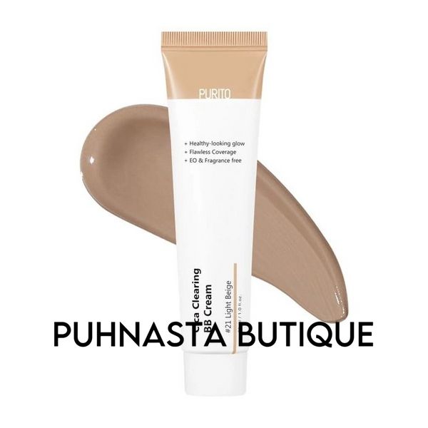 Тональный BB крем Purito Cica Clearing BB Cream с экстрактом центеллы №21 Light Beige, 30 мл 5441 фото