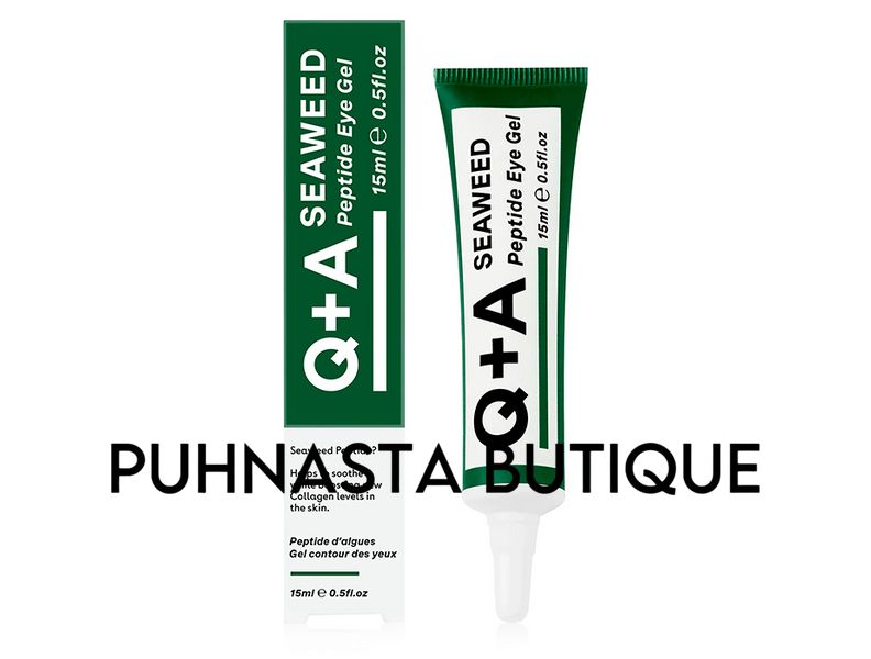 Ліфтінг-гель для шкіри навколо очей Q+A Seaweed Peptide Eye Gel, 15 мл 54526 фото