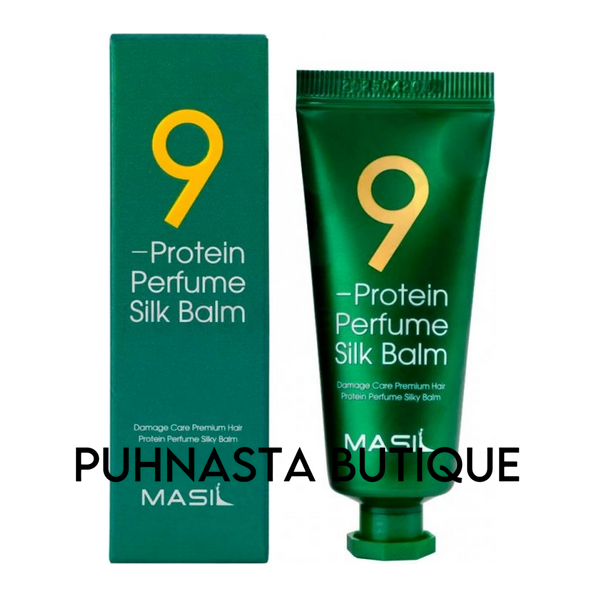Несмываемый парфюмированный бальзам с протеинами Masil 9 Protein Perfume Silk Balm для защиты волос, 20 мл 4403 фото