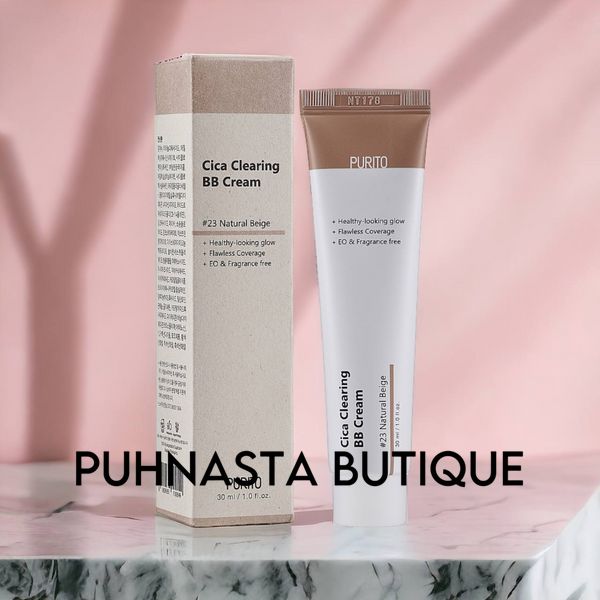 Тональний ВВ крем Purito Cica Clearing BB Cream із екстрактом центелли №23 Natural Beige, 30 мл 7410 фото