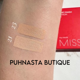 Тональный кушон с матовым финишем Missha Velvet Finish Cushion SPF50+ PA+++ №23 (средний беж), 15g 86543 фото