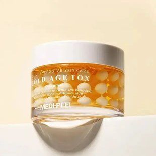 Ночной капсульный крем для лица с экстрактом золотого шелкопряда Medi-Peel Gold Age Tox Cream, 50 мл 4127 фото