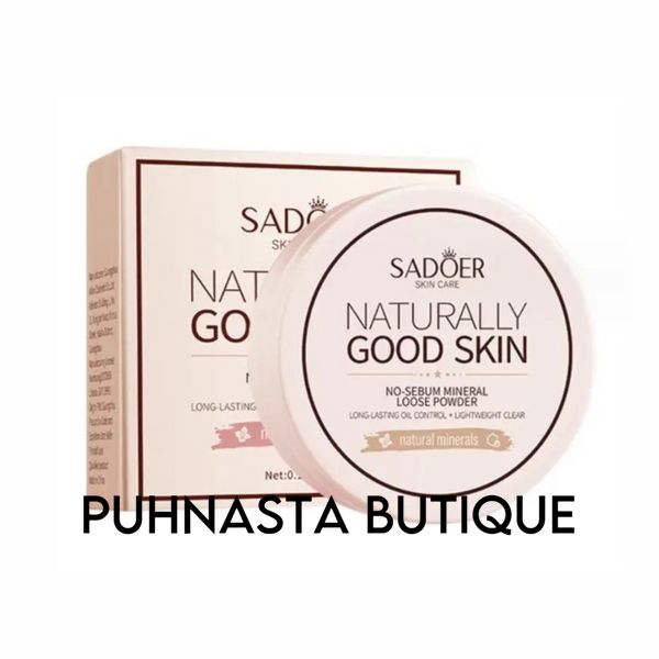 Минеральная пудра для матирования Sadoer Good Skin Naturally (натуральный оттенок) 54944 фото