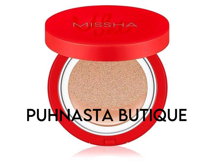 Тональний кушон з матовим фінішом Missha Velvet Finish Cushion SPF50+ PA+++ №23 (середній беж), 15g 86543 фото