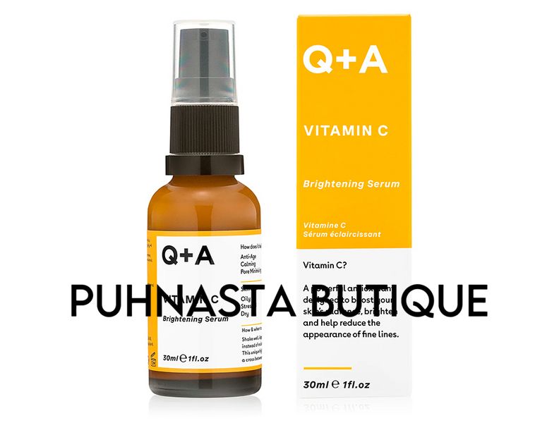 Осветляющая сыворотка для лица с витамином C Q+A Vitamin C Brightening Serum, 30 мл 54528 фото