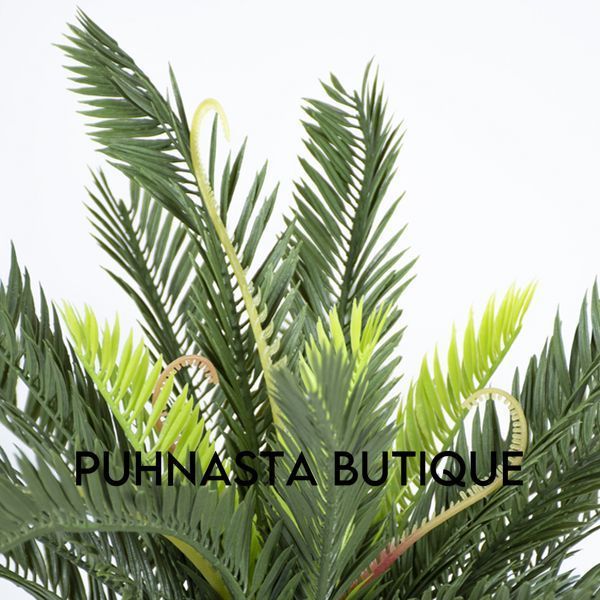 Штучна рослина Engard Fan Palm 60 см в кашпо (DW-2567-1) DW-2567-1 фото