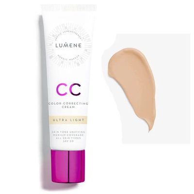 Тональний крем LUMENE CC CREAM SPF 20 - Ultra Light 54896 фото