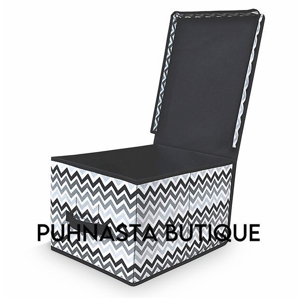 Короб для хранения Handy Home Zigzag черно-белый 30x40x25см (ZSH-05) ZSH-05 фото