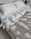 Муслиновое покрывало Перья Malloory Home Капучино 200х230 55969 фото 2