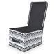 Короб для хранения Handy Home Zigzag черно-белый 30x40x25см (ZSH-05) ZSH-05 фото 2