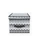 Короб для хранения Handy Home Zigzag черно-белый 30x40x25см (ZSH-05) ZSH-05 фото 1