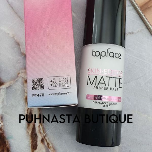 База під макіяж TopFace Skin Editor Matte Primer Base - 001, 31 мл 4324 фото