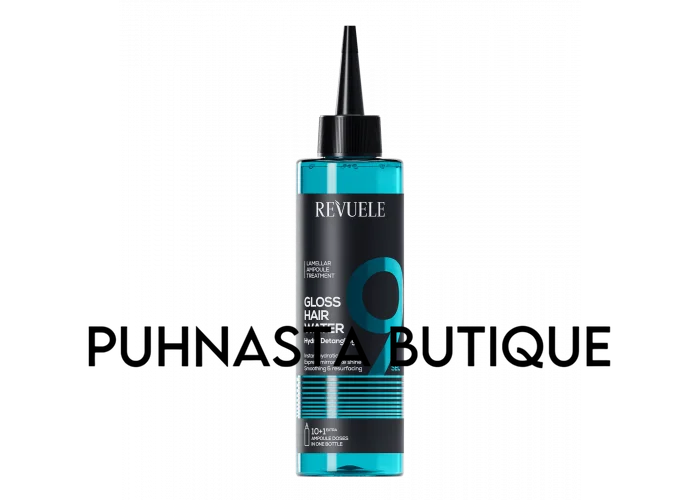 Рідкий кондиціонер для сухого та ламкого волосся Revuelle Gloss Hair Water Hydra Detangling, 220 мл 20756 фото