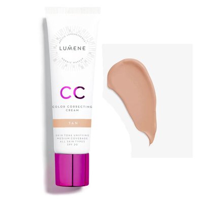 Тональний крем LUMENE CC CREAM SPF 20 - Tan 54898 фото