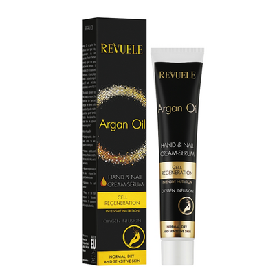 Крем-сироватка для рук і нігтів Revuele Argan Oil Cream Serum, 50 мл 55053 фото