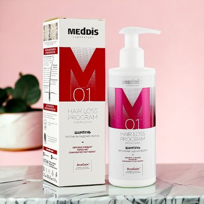 Шампунь проти випадіння волосся - Meddis Hair Loss Program, 200 мл 7101 фото