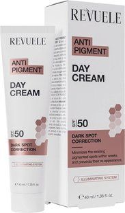 Денний крем для обличчя Revuele Anti Pigment Cream SPF50, 40 мл 5261 фото