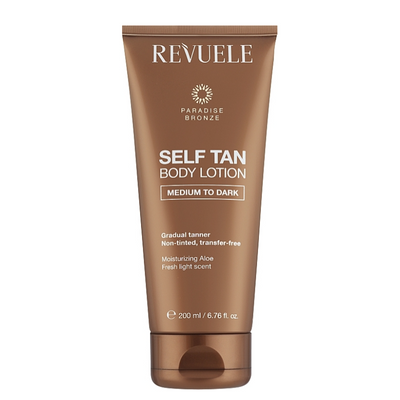 Лосьон для автозагара тела от среднего до темного Revuele Salf Tan Body Lotion Medium To Dark, 200 мл 55054 фото