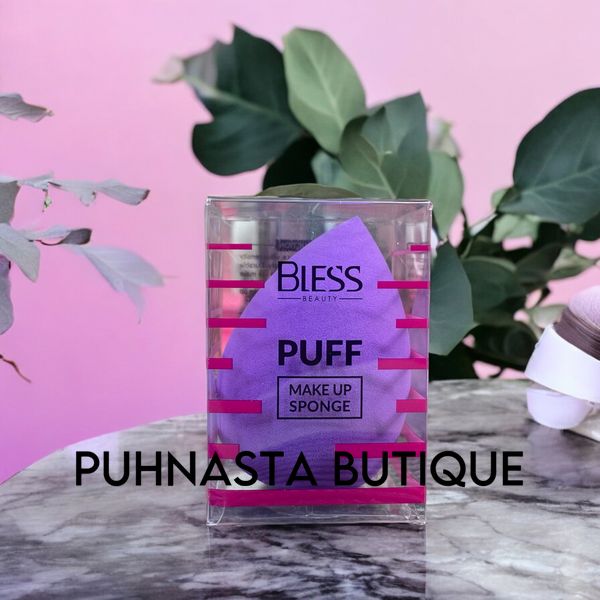 Спонж-крапля для макіяжу Bless Beauty PUFF Make Up Sponge (фіолетовий) 54658 фото