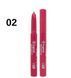 Помада-олівець для губ Bogenia Velvet Waterproof Matte BG730 - №2 4522 фото 2