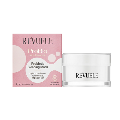 Маска для обличчя з пробіотиками Revuele Probio Skin Balance Probiotic Sleeping Mask, 50 мл 55055 фото