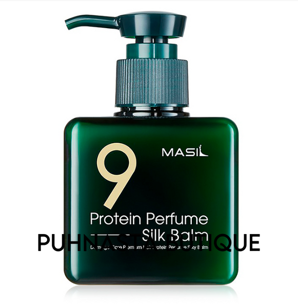 Несмываемый парфюмированный бальзам с протеинами Masil 9 Protein Perfume Silk Balm для защиты волос, 180 мл 7103 фото