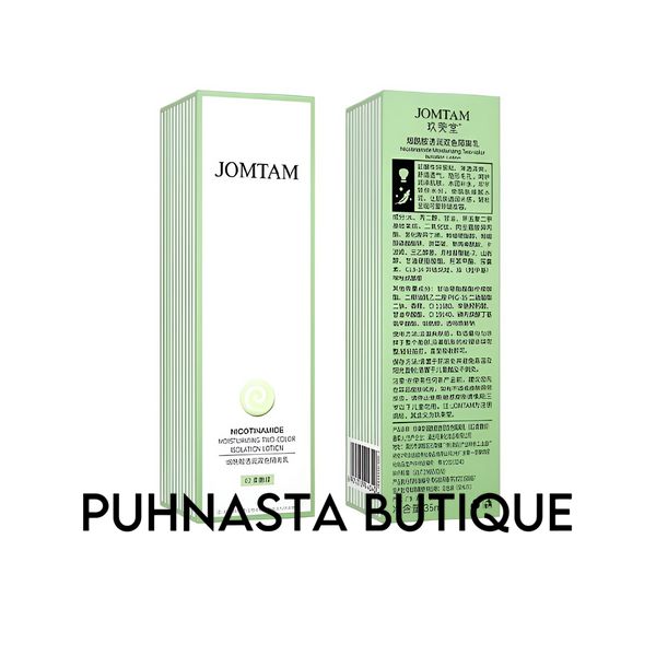 Двухцветная база под макияж Jomtam Nicotinamide Moisturizing Two-color Isolation Lotion №02 (Green), 35 мл 5942 фото