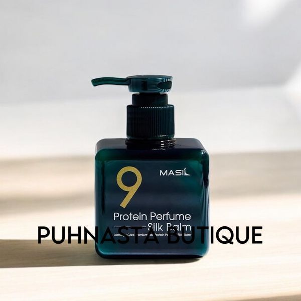 Несмываемый парфюмированный бальзам с протеинами Masil 9 Protein Perfume Silk Balm для защиты волос, 180 мл 7103 фото