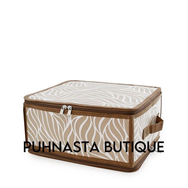 Короб-органайзер складаний Handy Home Nature бежевий на блискавці 30x28x15 см (ESH22M) ESH22M фото