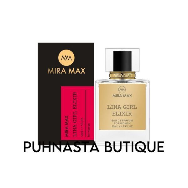 Парфюмерная вода для женщин Mira Max "LINA GIRL ELIXIR" (версия: Carolina Herrera Very Good Girl Elixir), 50 мл 56930 фото