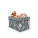Кошик текстильний Handy Home Орнамент сірий з кришкою 33х20х20 см (TB27SF-M) TB27SF-M фото 3