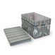 Кошик текстильний Handy Home Орнамент сірий з кришкою 33х20х20 см (TB27SF-M) TB27SF-M фото 2